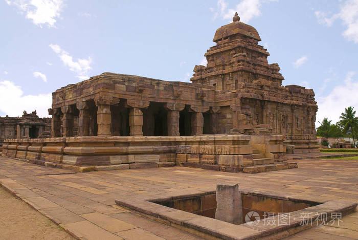 Sangamesvara 寺 Vijesvara, Pattadakal 寺建筑群, Pattadakal, 卡纳卡印度