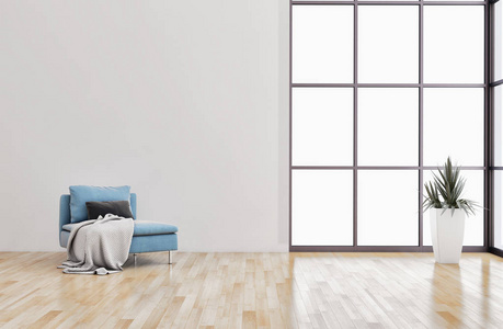 大狗照片图大型豪华现代明亮的室内装饰房间插图3d 渲染计算机生成的