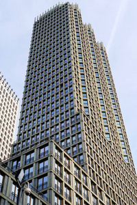 蓝天楼现代商务写字楼高层建筑新街区与背景蓝天照片