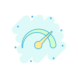 速度业务飞溅效果概念有文字板的卡通人卡通手指头艺术矢量图卡通手指