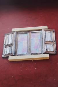 老式建筑窗户