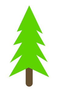 绿色耶诞树形状设计