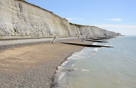 在布赖顿的海岸线。苏塞克斯。英格兰