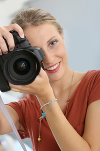 摄影培训类的女人图片