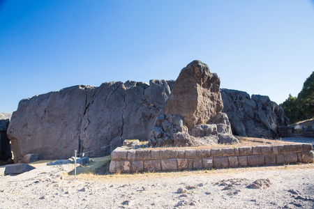 考古公园的 saqsaywaman