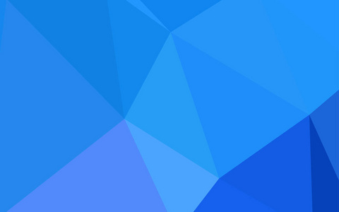 浅蓝色矢量梯度三角形纹理.具有渐变的折纸风格的创造性几何插图.