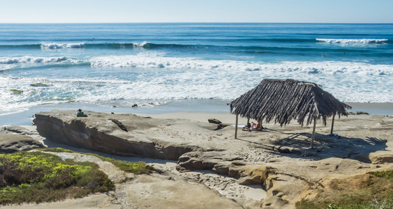 La jolla 海滩小屋