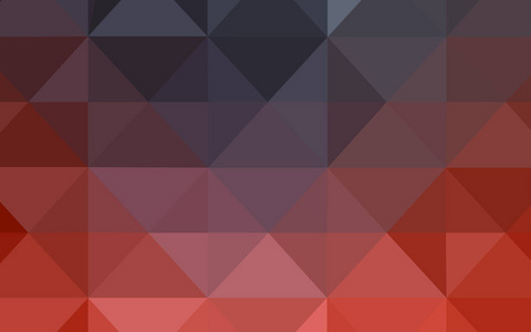 带渐变三角形的深红色矢量纹理。带有渐变的多边形抽象插图。一个全新的横幅模板