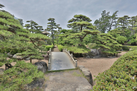 高松公园的传统日本园林