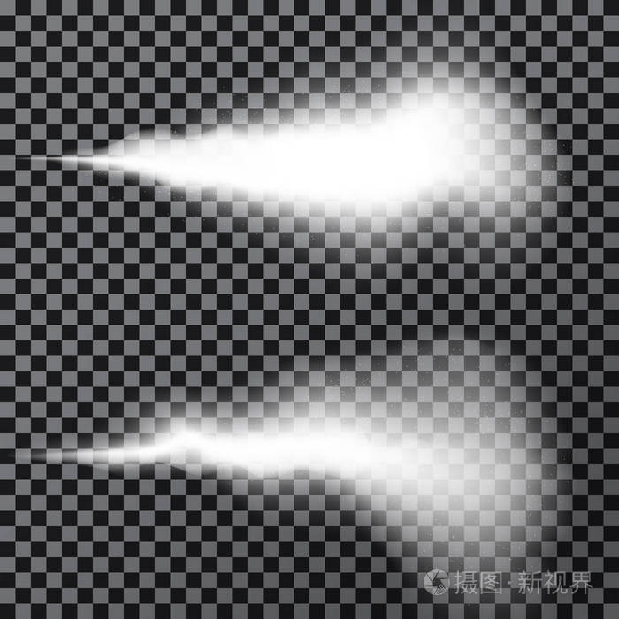 喷雾器雾的效果与灰尘.向量.eps