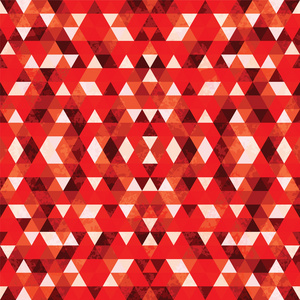 三角形的红色马赛克背景