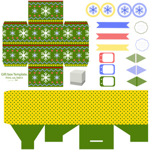 圣诞礼物框模板