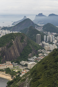 从巴西里约热内卢的宝德阿库卡尔 糖饼山 看风景