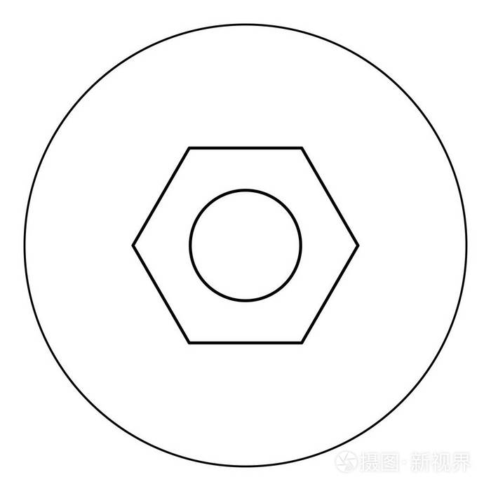 螺母的简化画法图片