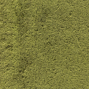 绿色毛巾纹理表面。绿色毛巾纹理