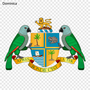 墨西哥国徽多米尼加的象征.国徽照片