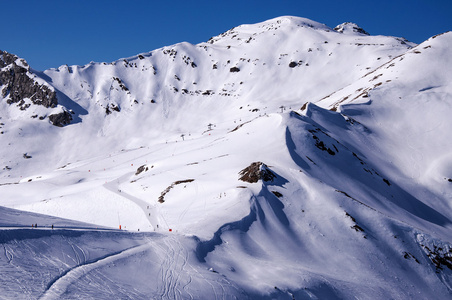 在 Mayrhofen 的滑雪滑雪