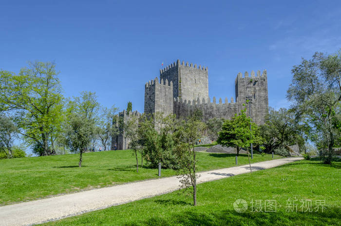 吉马良斯的城堡在葡萄牙