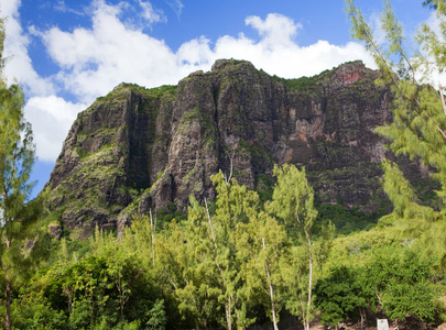 在毛里求斯南部 le 红山山