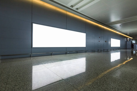 机场航站楼空白广告灯箱