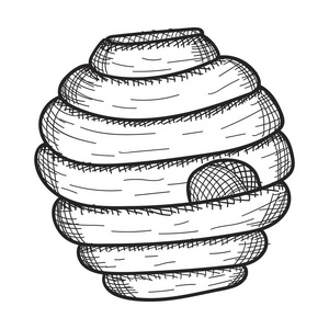 蜂巢的画法(简笔画)图片