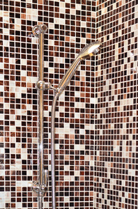 头淋浴浴室.luxurious 现代的设计
