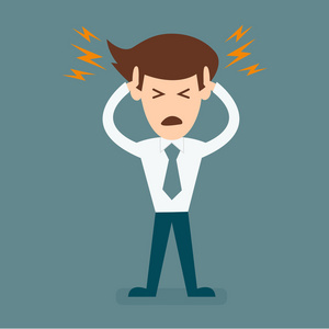 搞笑角色,卡通表情富有同情心的商人快乐的商人去上班可爱的卡通人物