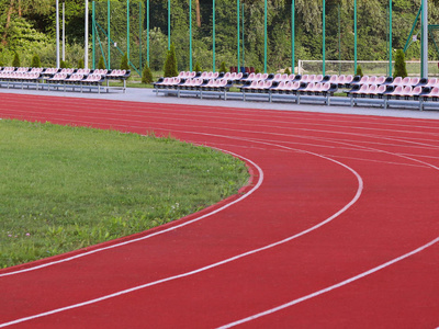 开放体育场为体育比赛.积极健康的生活方式.向前移动.奥林匹克比赛.
