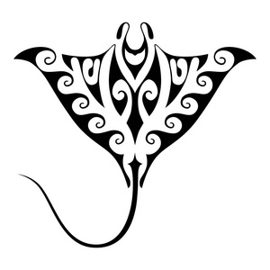 波利尼西亚风格元素纹身照片