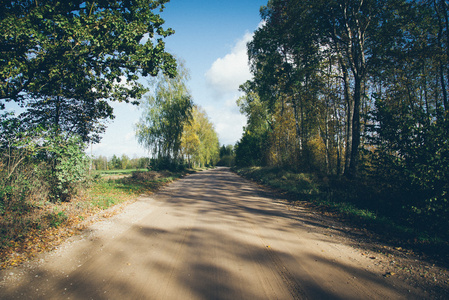 空乡村道路