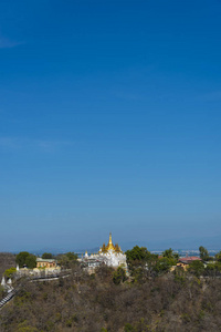 被毁的 mingun 宝塔未完成的宝塔在 mingun 帕亚寺 曼德勒 缅甸