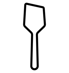 spatula 隔离向量图标, 可以很容易地修改或编辑