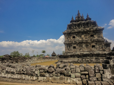 在印度尼西亚爪哇 Plaosan 寺庙