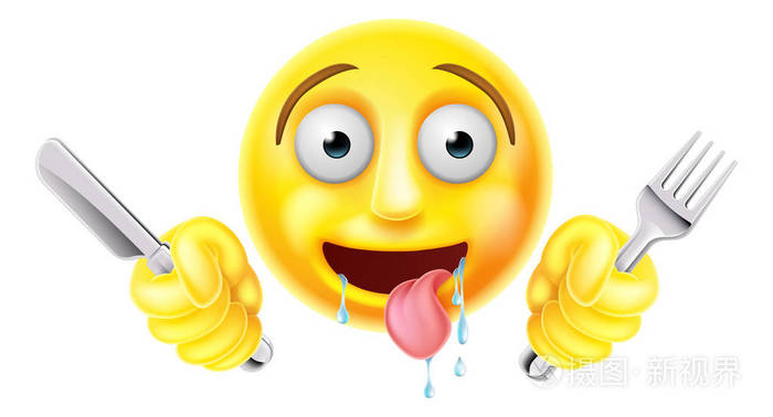 挨饿饥饿表情图 emoji 表情