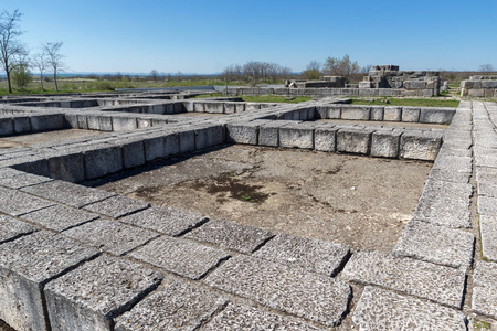 保加利亚第一帝国中世纪要塞 Pliska, Shumen 地区的首都废墟