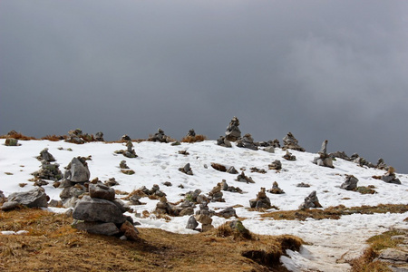 czerwone wierchy，塔特拉山，波兰