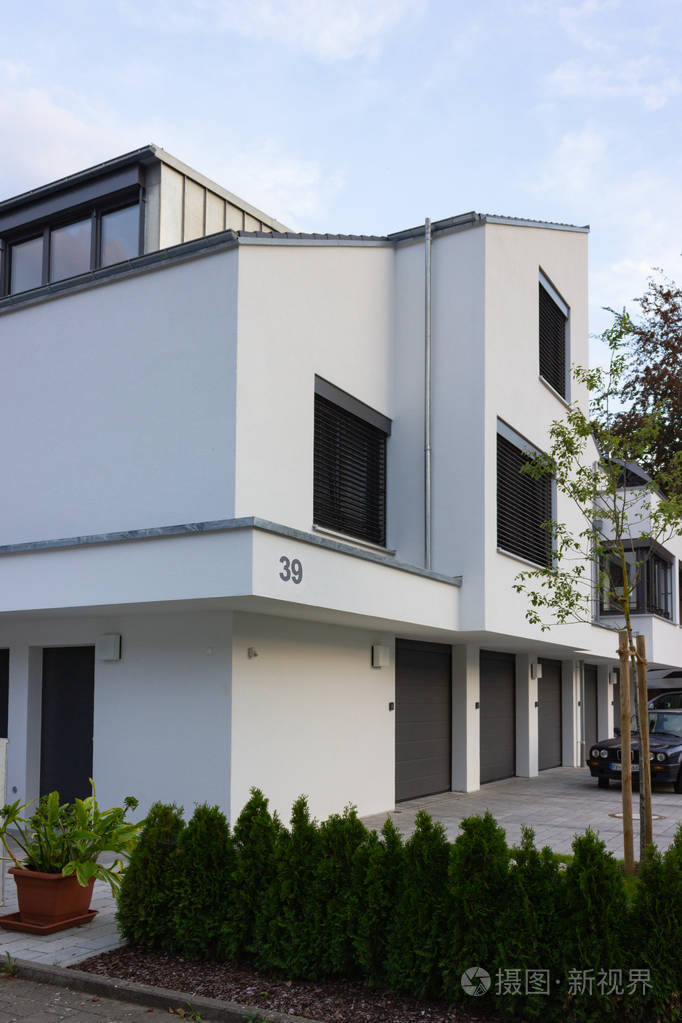 德国南部巴伐利亚农村现代建筑住宅小区