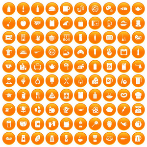 100厨房图标设置橙色