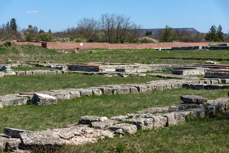 保加利亚第一帝国中世纪要塞 Pliska, Shumen 地区的首都废墟