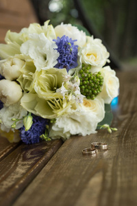 新娘花束, 鲜花, 婚礼