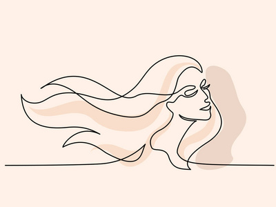 抽象纵向特写年轻漂亮的女人照片