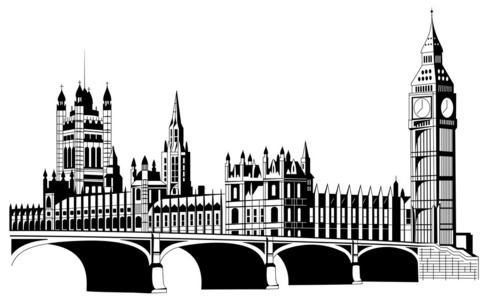 伦敦塔的轮廓图片-伦敦塔的轮廓素材-伦敦塔的轮廓插画-摄图新视界