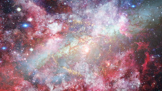 梦境的星系。这幅图像由美国国家航空航天局提供的元素