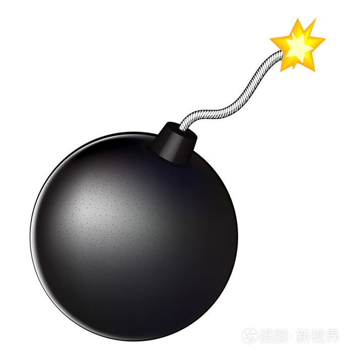 与燃烧引信的炸弹