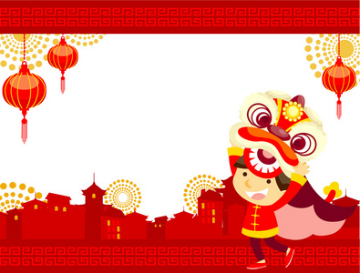 中国新年贺卡图片