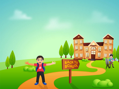 返回到学校图片-返回到学校素材-返回到学校插画-摄图新视界