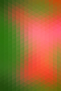 向量抽象的几何橙色和绿色背景以三角形的形式形成, 竖排格式