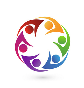 小组的朋友, 人物矢量图标照片