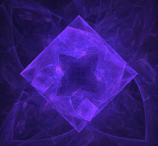 紫色分形圆球体。幻想分形纹理。数字艺术。3d 渲染。计算机生成的图像