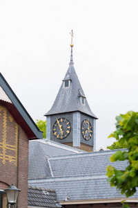 教堂塔属于博物馆欧德 raadhuis, 在英语老市政厅